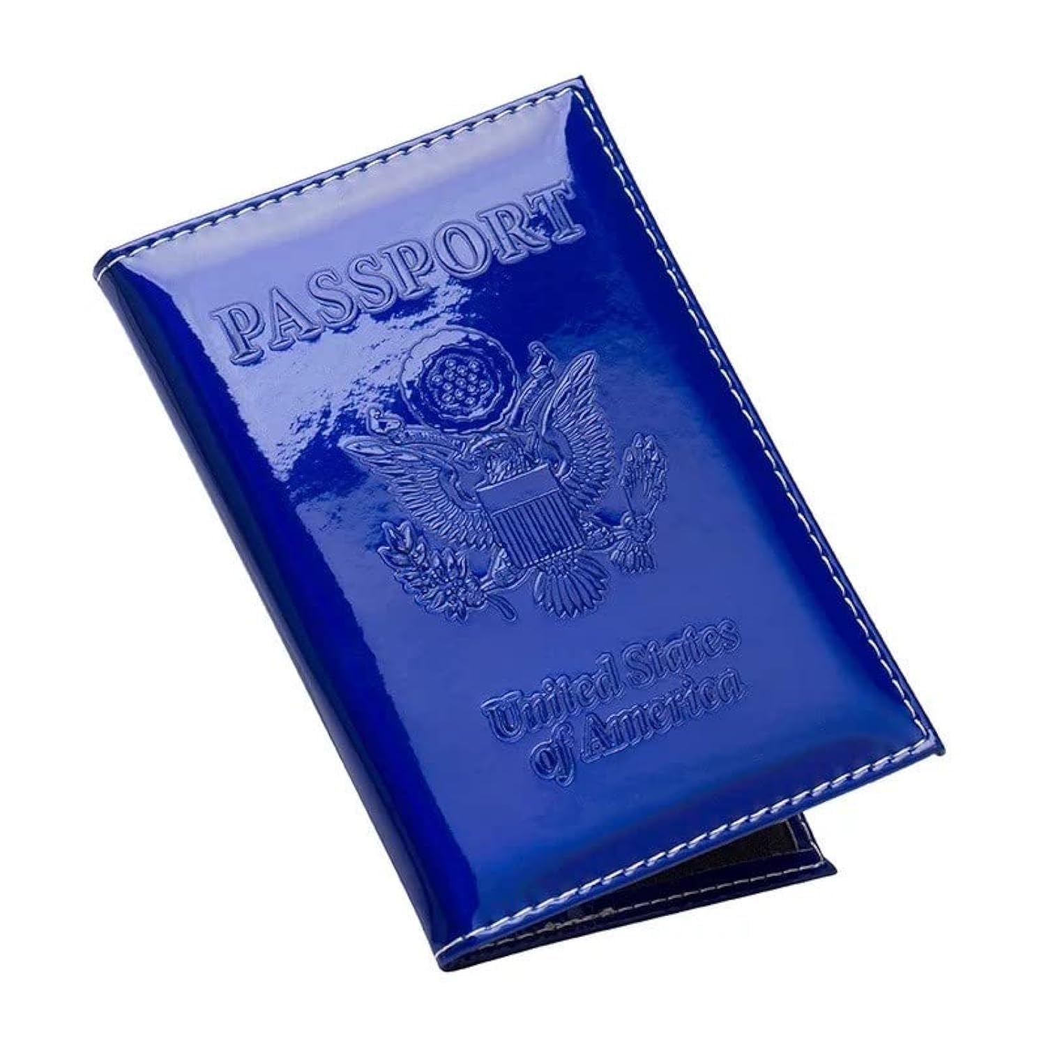 Chrome Passport Cover Vaccine Card Holder Combo, Passport Holder with Vaccine Card Slot (Pink)