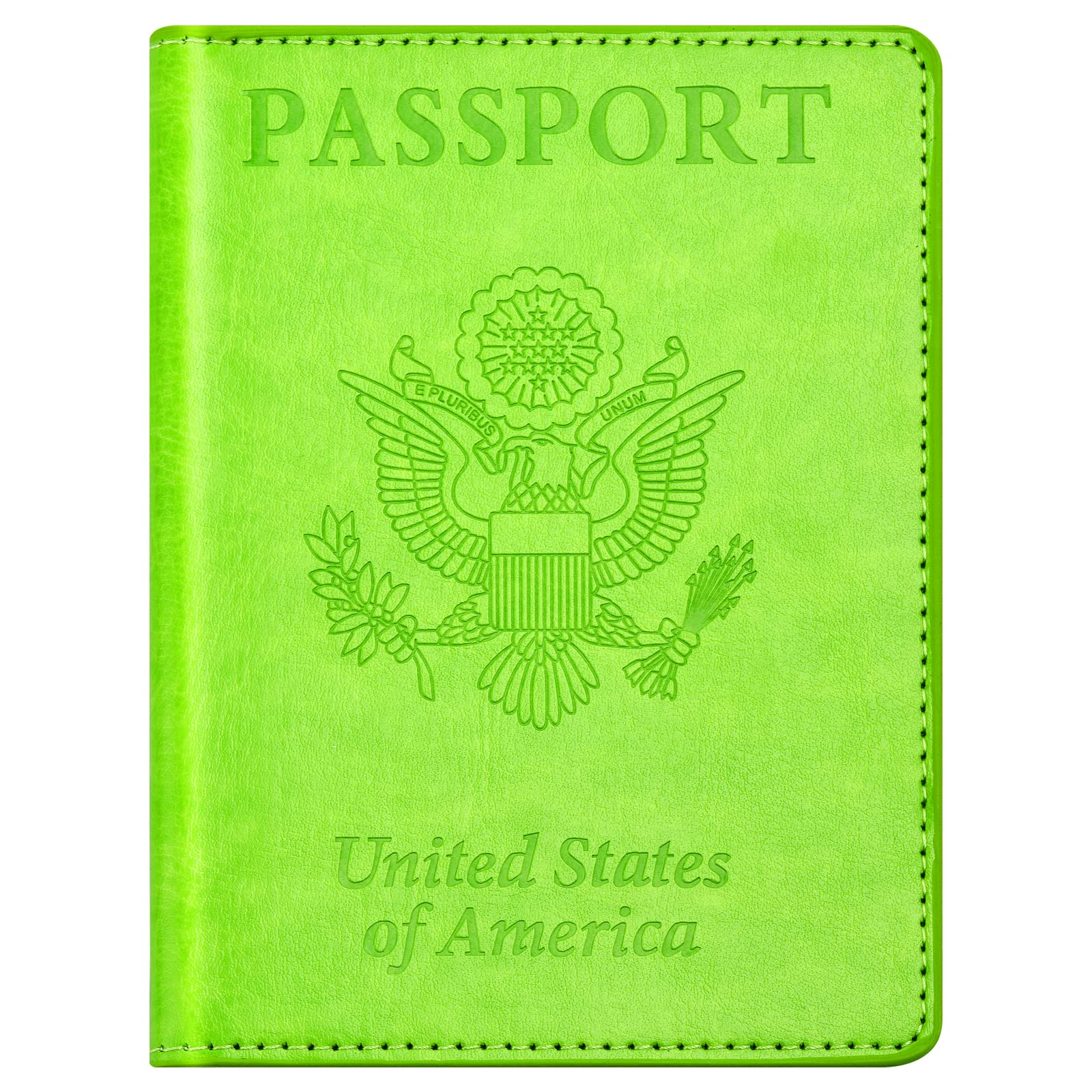 Eoehro Passport Holder for Travel Essentials, Passport Wallet Cover Case for Travel Must Haves Accessories,Passport Book Holders for Women and Men(light blue)