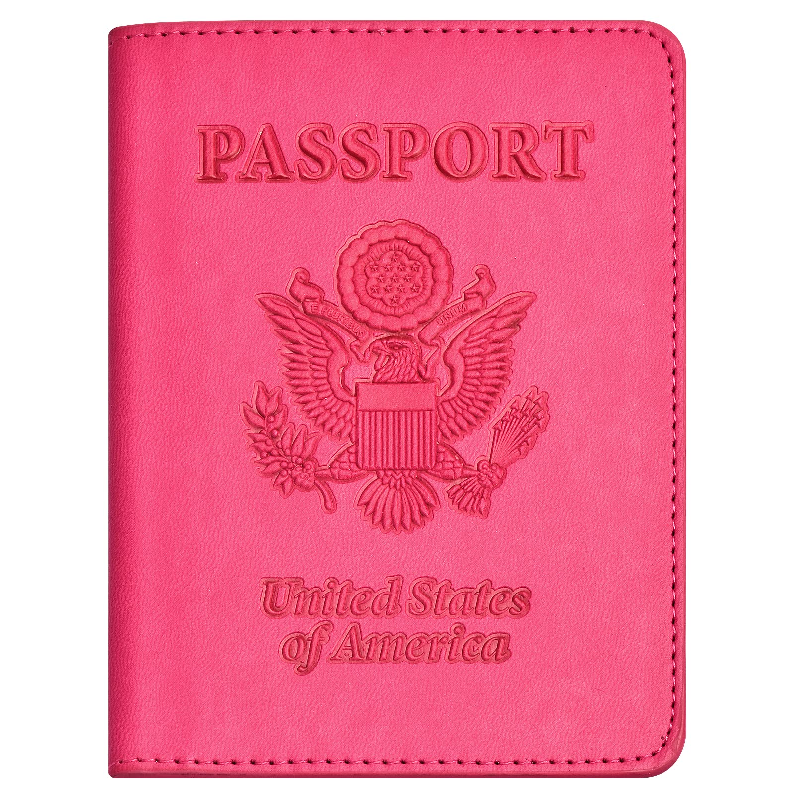 Eoehro Passport Holder for Travel Essentials, Passport Wallet Cover Case for Travel Must Haves Accessories,Passport Book Holders for Women and Men(light blue)
