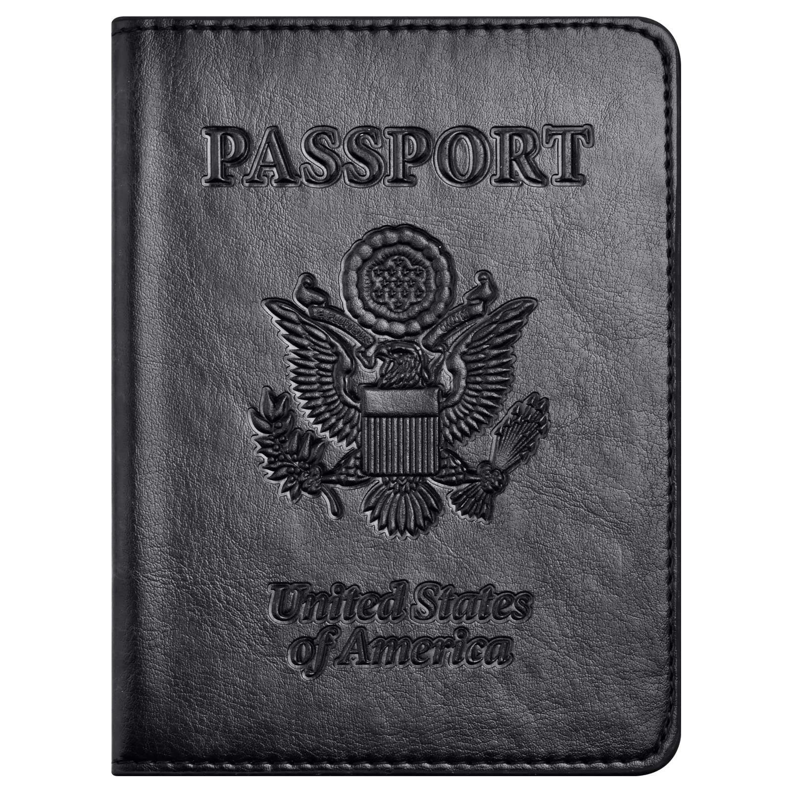 Eoehro Passport Holder for Travel Essentials, Passport Wallet Cover Case for Travel Must Haves Accessories,Passport Book Holders for Women and Men(light blue)