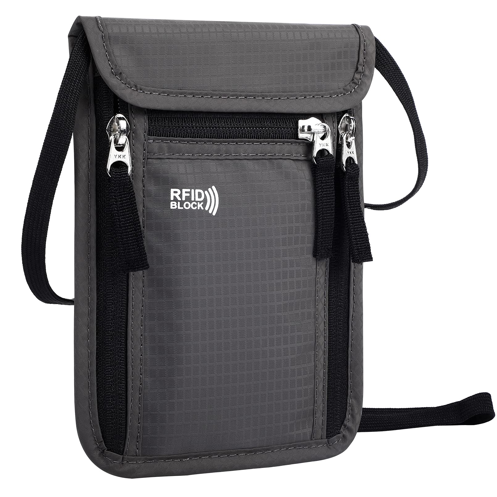 Travel Pouch Neck Wallet Family Passport Holder Organizer Case with RFID Blocking