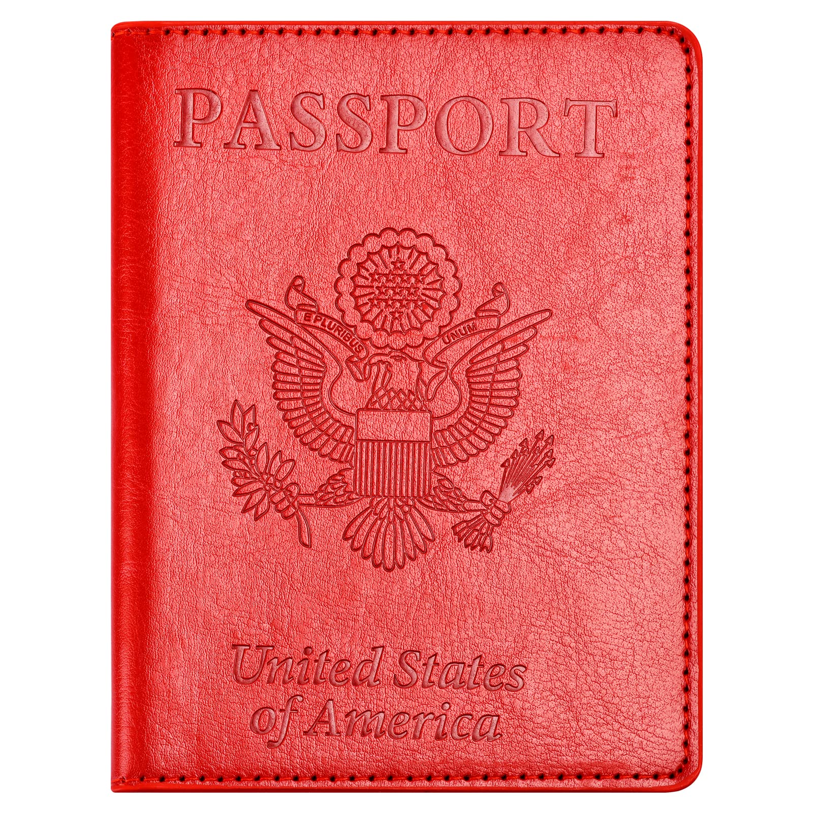 Eoehro Passport Holder for Travel Essentials, Passport Wallet Cover Case for Travel Must Haves Accessories,Passport Book Holders for Women and Men(light blue)